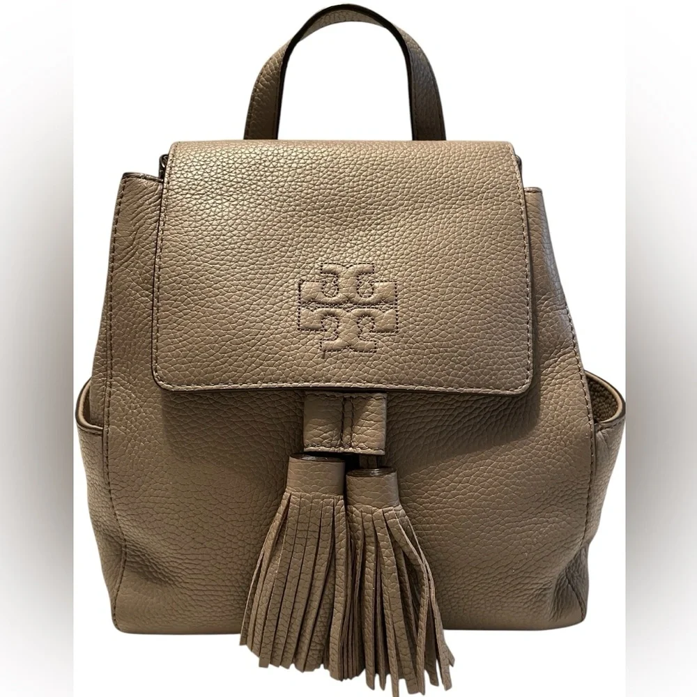 Tory Burch Thea Mini Pebble Leather Backpack